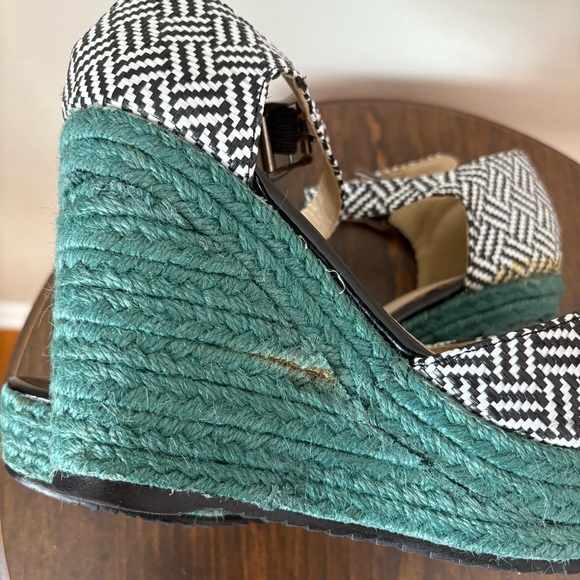 Vintage Stuart Weitzman Espadrille Wedge Platforms 39 - Picture 6 of 9